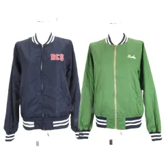 ロデオクラウンズワイドボウル RODEO CROWNS WIDE BOWL RCWB リバーシブル ブルゾン ジャケット ネイビー グリーン M 250819E ■FF