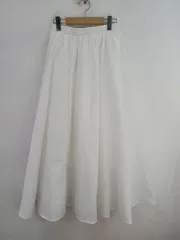 GRL 白 ロングスカート Aライン