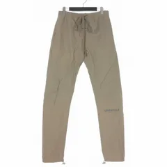 エフオージー エッセンシャルズ FOG ESSENTIALS ロゴプリント ナイロントラックパンツ イージーパンツ XS ベージュのサムネイル