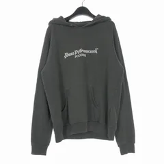 ゴーシャ ラブチンスキー Gosha Rubchinskiy Logo Hoodie プルオーバーフーディ パーカー プリント 長袖 L チャコールグレーのサムネイル