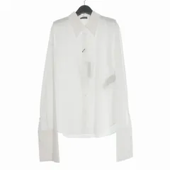 アンドゥムルメステール ANN DEMEULEMEESTER 24AW JOREN FITTED SHIRT WITH CUFFLINKS ロングスリーブ 長袖 48 ホワイト 白 2402MSH05 国内正規のサムネイル