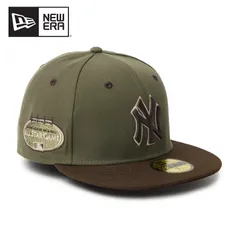 [新品] NEW ERA / ニューエラ 59FIFTY MLB Camouflage Color ニューヨーク・ヤンキース Color Variation ニューオリーブ/ウォルナット