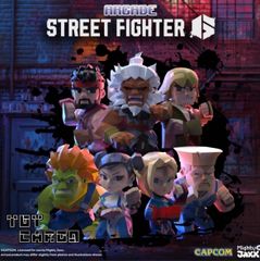 해외 한정 6종 세트 스트리트 파이터 6 피규어 어소트 박스 Mighty Jaxx 해외 한정 스트 6 street fighter 정규품