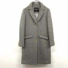 【中古】[印象A] SIMPLICITE シンプリシテェ チェスターコート レディース 36 メランジ グレー 毛×ポリ×レーヨンなど 裏地付き 無地 ボタン留め 長袖のサムネイル