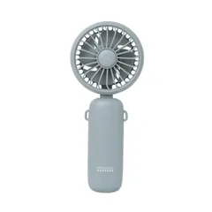 3WAYアロマハンディファン スモーキーブルー ハンズフリーファン PRISMATE ウェアラブル扇風機 小型扇風機 携帯扇風機 アロマ ギフト プレゼント PR-F081
