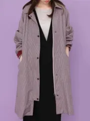 【美品】ケイビーエフ KBF アーバンリサーチ ステンカラー ロング コート　ボーイッシュコート