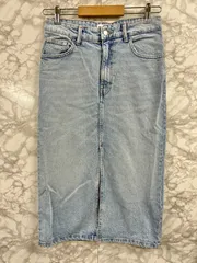 ZARA ザラ タイトデニムスカート ライトブルー◆Size S