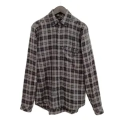 フランクリーダー FRANK LEDER コットン チェック シャツ 長袖 XS チャコール系のサムネイル