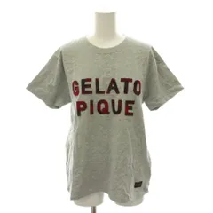 ペンドルトン PENDLETON ×ジェラートピケ Tシャツ F グレー 半袖 ラウンドネック ロゴ /REのサムネイル