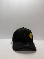 海外限定】 ホワイトソックス 9FIFTY A-Frame チェック柄 黒 ② - メルカリ