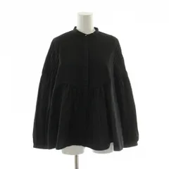 ユナイテッドアローズ UNITED ARROWS エンボス ピンタック ロングスリーブ ブラウス/ シャツ ブラウス F 黒 ブラック 長袖 バンドカラー ピンタック 1521-162-1441 /DU