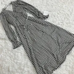 スナイデルホーム　チェック　ロングワンピース