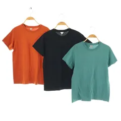 フィルメランジェ FilMelange JAMES Tシャツ カットソー 3枚セット 半袖 2 ダークネイビー テラコッタオレンジ ブルーグリーン /ES ■OSのサムネイル