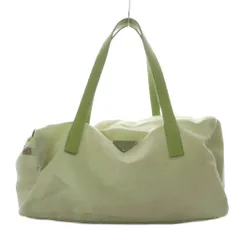 プラダ PRADA ミニボストンバッグ ハンドバッグ ナイロン グリーン /YO2 ■OH