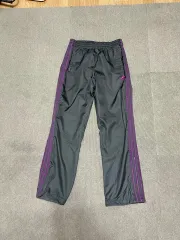 00s アディダス パープル LINE トラック パンツ J02658