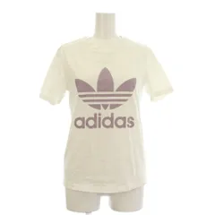 アディダスオリジナルス adidas originals Tシャツ M 白 ロゴプリント ラウンドネック 半袖 /JP