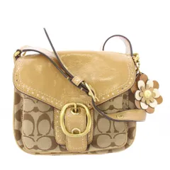 コーチ COACH シグネチャー ショルダーバッグ ポシエット ベージュ F12501 /TK