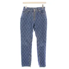ルシェルブルー LE CIEL BLEU 23SS Diamond Punched Denim ダイヤモンドパンチデニムパンツ ジーンズ ジップフライ ストレート スリット 34 青 ブルー 25S68204 /BBのサムネイル