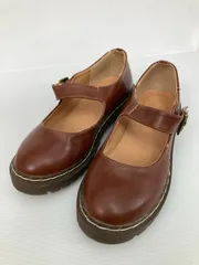 studio CLIP スタディオクリップ パンプス M ブラウン 合成皮革/人工皮革 無地 ラウンドトゥ 厚底