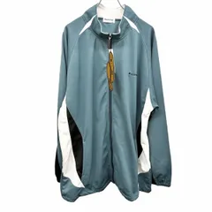 【新品/訳アリ】[印象NB] CONVERSE コンバース ジャケット メンズ 4L 3XL XXXL ブルーグリーン 青緑 ポリ100% ラグランスリーブ ロゴ刺繍 長袖 サイドがメッシュ生地のサムネイル