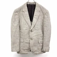 【中古】[印象BC] New Yorker Tailoring テーラードジャケット メンズ メランジ ベージュ 内ポケット×２ 起毛 背抜き裏地 肩パッド入り サイドベンツ 2つボタン 長袖のサムネイル