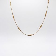 レディースネックレス 750日本国旗刻印 正規品金 【k18 】40センチ
