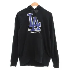 Fanatics MLB TOKYO シリーズ 開幕戦 ロサンゼルス ドジャース 美品 パーカー プルオーバー L 黒 ブラック /MG