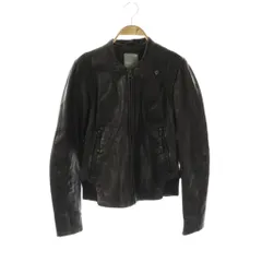 ジースターロウ G-Star RAW ウィメンズ レザージャケット ブルゾン 山羊革 S ブラック /ES ■OSのサムネイル