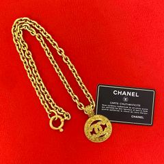 美品】シャネル 94A ネックレス チェーン ゴールド 溶岩 ブレス アクセ 