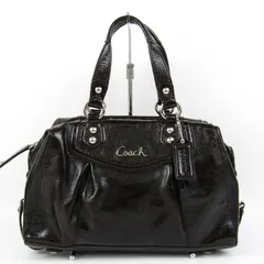 コーチ ハンドバッグ サッチェル レザー 鞄 カバン ブランド レディース ブラウン COACH 【中古】