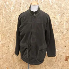 【中古】[印象BC] Golden Bear ゴールデンベア メンズ M ダークブラウン系 ポリエステル100% ジャケット 薄手の中綿入り ジップ×ドットボタン留め 無地 長袖のサムネイル