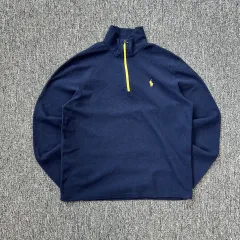 ポロ ラルフローレン ハーフジップアップ フリース M