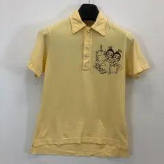 00s DSQUARED2 ビックロゴ ピケ カラーTシャツ S