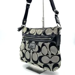 コーチ COACH poppy ショルダーバッグ シグネチャー キャンバス グレー ブラック 斜め掛け クロスボディ レディース メンズ 肩掛け ロゴ 総柄 軽量 普段使い お出かけ デイリー 人気 定番 使いやすい