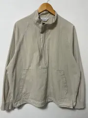 100-105 ラ퍼ジス토ア コットンナイロン ストレッチ ハーフジップ ルーズフィット Anorak（アノラック） 正規品
