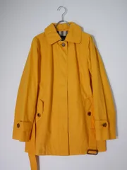 BURBERRY LONDONバーバリー ロンドン イタリア製生地 裏地ビックチェック ベルト付きスプリングコート【40】【LCTA79681】