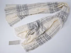 MARGARET HOWELLマーガレットハウエル HOUSEHOLD GOODS ウールカシミヤ チェックストール【F】【LZCA77823】