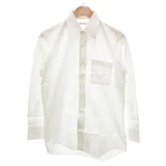 ポールスチュアート PAUL STUART シャツ 白 ホワイト ストライプ柄 長袖 胸ポケット /NL ■GY59