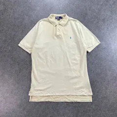 USA製 90s Vintage Polo by Ralph Lauren ポロバイラルフローレン 半袖 ポロシャツ ワンポイント刺繍 ヴィンテージ ビンテージ メンズ