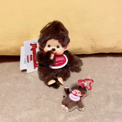 新品モンチッチぬいぐるみキーホルダー + モンチッチ Arcs アークス アクリルキーホルダー セット