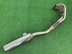 バリオスII マフラー K406 カワサキ 純正 中古 バイク 部品 ZR250B 後期 バリオス2 BALIUS2 ノーマル 車検 Genuine yH