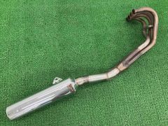 バリオスII マフラー K406 カワサキ 純正 中古 バイク 部品 ZR250B 後期 バリオス2 BALIUS2 修復素材に 車検 Genuine cK