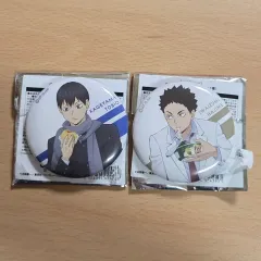ハイキュー TSUTAYA ポップアップ 下WHO下 影山 影山 飛雄 岩 泉一 はじめ 缶バッジ