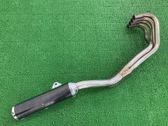 バリオスII マフラー カワサキ 純正 中古 バイク 部品 ZR250B BALIUSII 前期 カスタム素材に 品薄 希少品 車検 Genuine lY