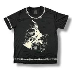 Givenchy 21AW Gothic Print T-Shirt  ゴシックプリントTシャツ 半袖カットソー ジバンシー BM71663Y6B ブラック XXL （97856A）のサムネイル