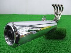 バリオスII マフラー K406 カワサキ 純正 中古 バイク 部品 ZR250B-038*** GSX250FX 後期 穴あきなし ノーマルマフラー xC