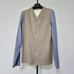 コス COS 100 COLORブロック ニット カーディガン M-ジャケット-271