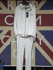 NBA エンヴィ (ENVE) フーディー ジップアップ トレーナー セット ジャケット パンツ M L 白