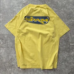 古着 90s SPAM Tシャツ XL イエロー 1993年 コピーライト シングルステッチ Murina 【USA製】 スパム 企業ロゴ アドバタイジング 企業T ビンテージ ヴィンテージ ストリート オーバーサイズ 希少 販促品 当時物