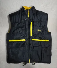STUSSY STUSSY リバーシブル ダウンベスト